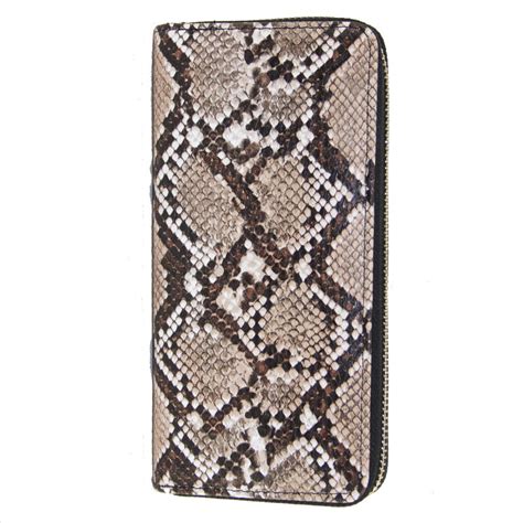 snake print wallet.